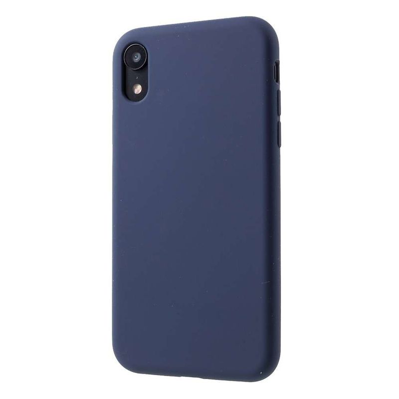 Laptop, Telefoane si Tablete - Telefoane mobile si accesorii - Accesorii Telefoane - Huse telefoane - Husa protectie compatibila cu Apple iPhone XS Liquid Silicone Case Albastru inchis - Infinity.ro