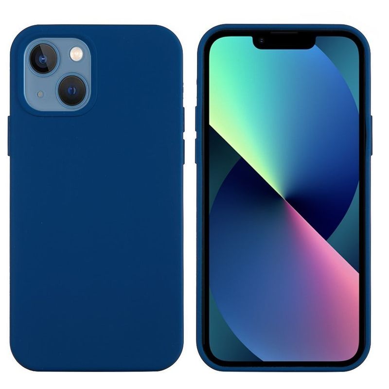 Laptop, Telefoane si Tablete - Telefoane mobile si accesorii - Accesorii Telefoane - Huse telefoane - Husa protectie,Flippy, compatibila cu Apple iPhone 12 Liquid Silicone Case Albastru inchis - Infinity.ro