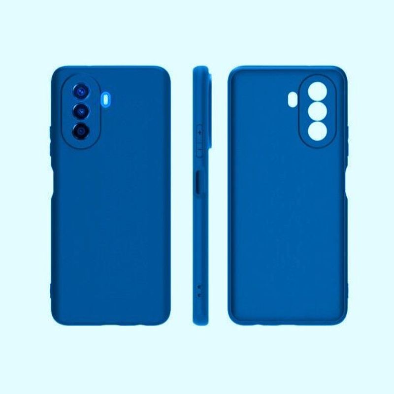 Laptop, Telefoane si Tablete - Telefoane mobile si accesorii - Accesorii Telefoane - Huse telefoane - Husa pentru Huawei NOVA Y70, Flippy, Liquid Silicone, cu Microfibra pe interior, Protectie Antisoc, Navy Blue - Infinity.ro