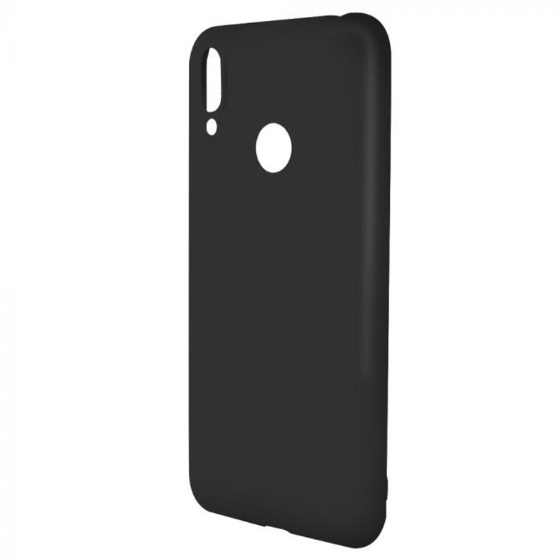 Laptop, Telefoane si Tablete - Telefoane mobile si accesorii - Accesorii Telefoane - Huse telefoane - Husa Huawei Y7 2019 Liquid Silicone Case Negru - Infinity.ro