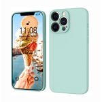 Laptop, Telefoane si Tablete - Telefoane mobile si accesorii - Accesorii Telefoane - Huse telefoane - Husa pentru Apple iPhone 14 Plus Flippy, Liquid Silicone, cu Microfibra pe interior, Protectie Antisoc, Light Cyan - Infinity.ro