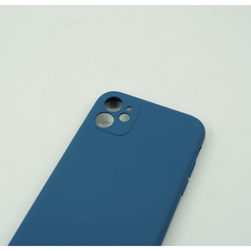 Laptop, Telefoane si Tablete - Telefoane mobile si accesorii - Accesorii Telefoane - Huse telefoane - Husa protectie Flippy compatibila cu Apple iPhone 12 Liquid Silicone Case Albastru - Infinity.ro