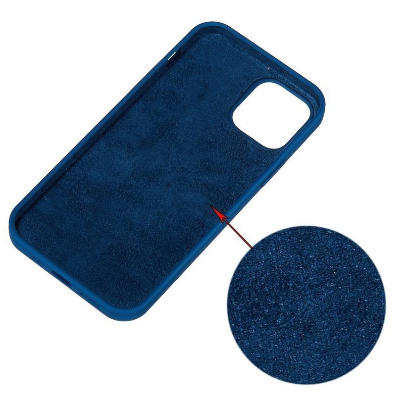 Laptop, Telefoane si Tablete - Telefoane mobile si accesorii - Accesorii Telefoane - Huse telefoane - Husa protectie Flippy compatibila cu Samsung Galaxy A02S Liquid Silicone Case Albastru inchis - Infinity.ro