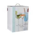 Casa si Gradina - Bucatarie si vesela - Cani si pahare - Pahare - Set 12 pahare, cu picior, pentru cocktail, Excellent Houseware - Infinity.ro