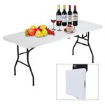 Sport si Outdoor - Camping - Mobilier pentru camping - Mese camping - Masa pliabila din plastic, cadru metalic,180x70 cm - Infinity.ro