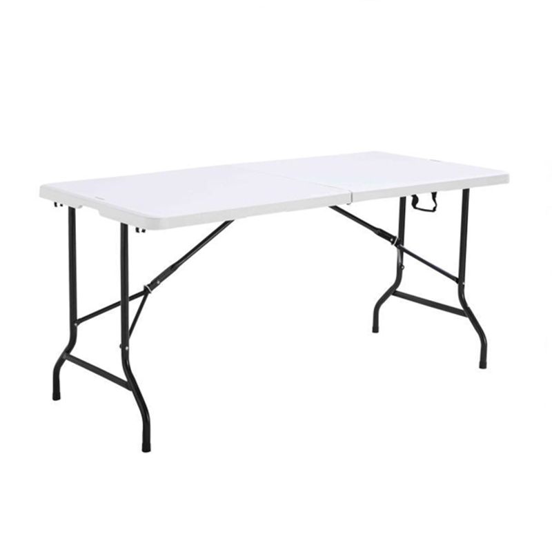 Sport si Outdoor - Camping - Mobilier pentru camping - Mese camping - Masa pliabila din plastic, cadru metalic,180x70 cm - Infinity.ro