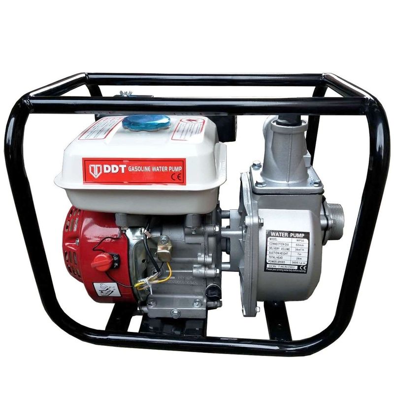 Casa si Gradina - Gradinarit si plante - Instalatii si accesorii pentru irigatii - Pompe apa - Motopompa pe benzina 4 timpi, DDT Profesional, 6,5 CP, 3'', 60000 l/min, 30 m - Infinity.ro