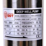 Casa si Gradina - Gradinarit si plante - Instalatii si accesorii pentru irigatii - Pompe apa - Pompa submersibila inox DDT Profesional 3SDM3/14, 1100 W, 5 MC/H - Infinity.ro