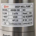 Casa si Gradina - Gradinarit si plante - Instalatii si accesorii pentru irigatii - Pompe apa - Pompa submersibila, DDT 4SKM-100, 1.5 kW, 3 m³/h - Infinity.ro