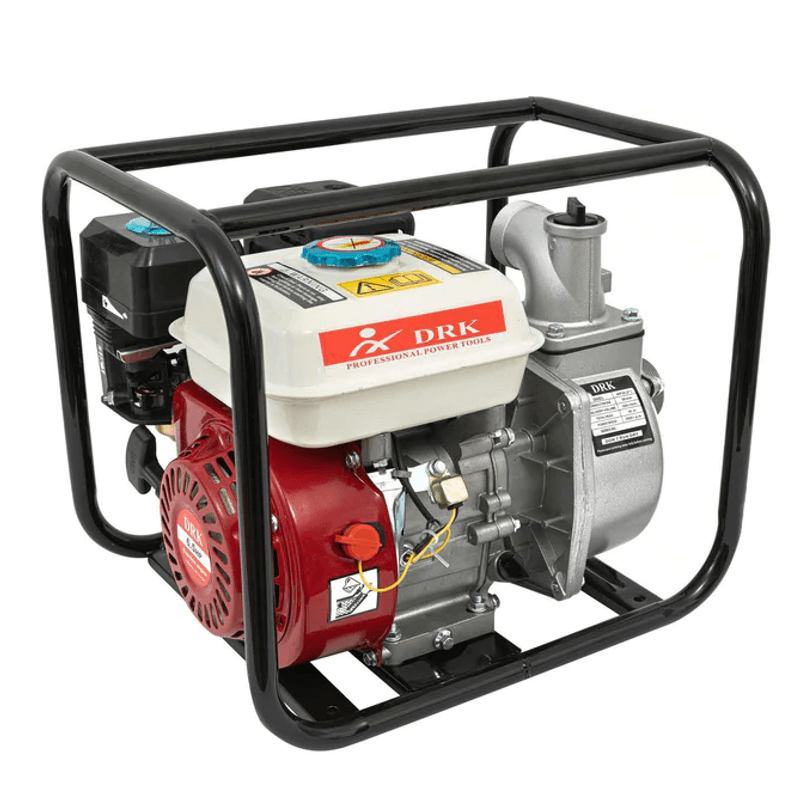 Casa si Gradina - Gradinarit si plante - Instalatii si accesorii pentru irigatii - Pompe apa - Motopompa pe benzina 4 timpi, DRK WP20,6.5 CP, 2", 550 L/min, 30 m - Infinity.ro
