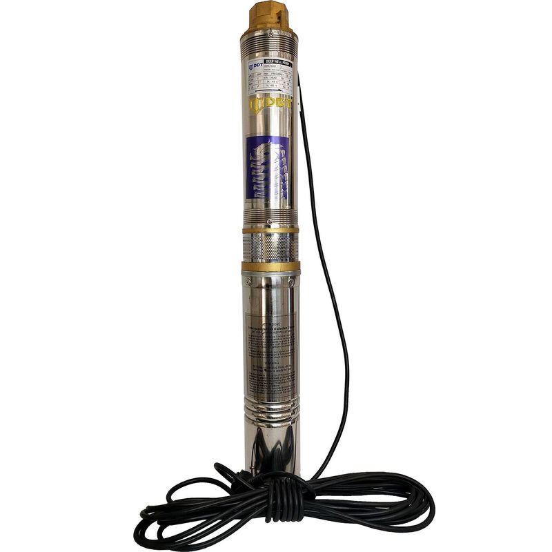 Casa si Gradina - Gradinarit si plante - Instalatii si accesorii pentru irigatii - Pompe apa - Pompa submersibila de mare adancime, DDT, 4QJD2-8, 1100 W, 8 turbine, Inox - Infinity.ro