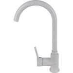 Casa si Gradina - Sanitare - Chiuveta bucatarie si accesorii - Baterii bucatarie - Baterie de bucatarie monocomanda, Raulconstruct, cartus ceramic cu pipa inalta, finisaj gri - Infinity.ro