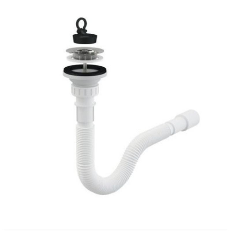 Casa si Gradina - Mobilier - Seturi de mobilier - Seturi bucatarie - Set, Masca Chiuveta Sonoma, Raulconstruct, 80 cm X 50 cm X 80 cm, Chiuveta anticalcar, Baterie lebada si Sifon scurgere - Infinity.ro