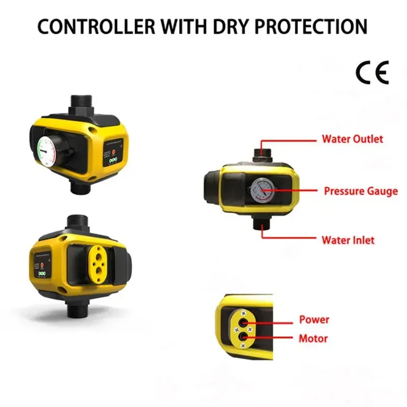 Casa si Gradina - Gradinarit si plante - Instalatii si accesorii pentru irigatii - Pompe apa - Presostat electronic automat, DDT, LS-16 - Infinity.ro