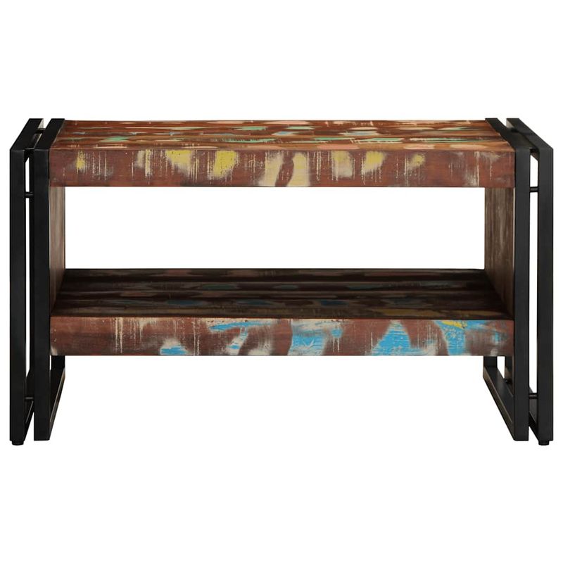 Casa si Gradina - Mobilier - Mese si birouri - Masute de cafea - Masuta de cafea multicolora 70x50x38 cm lemn masiv recuperat - Infinity.ro