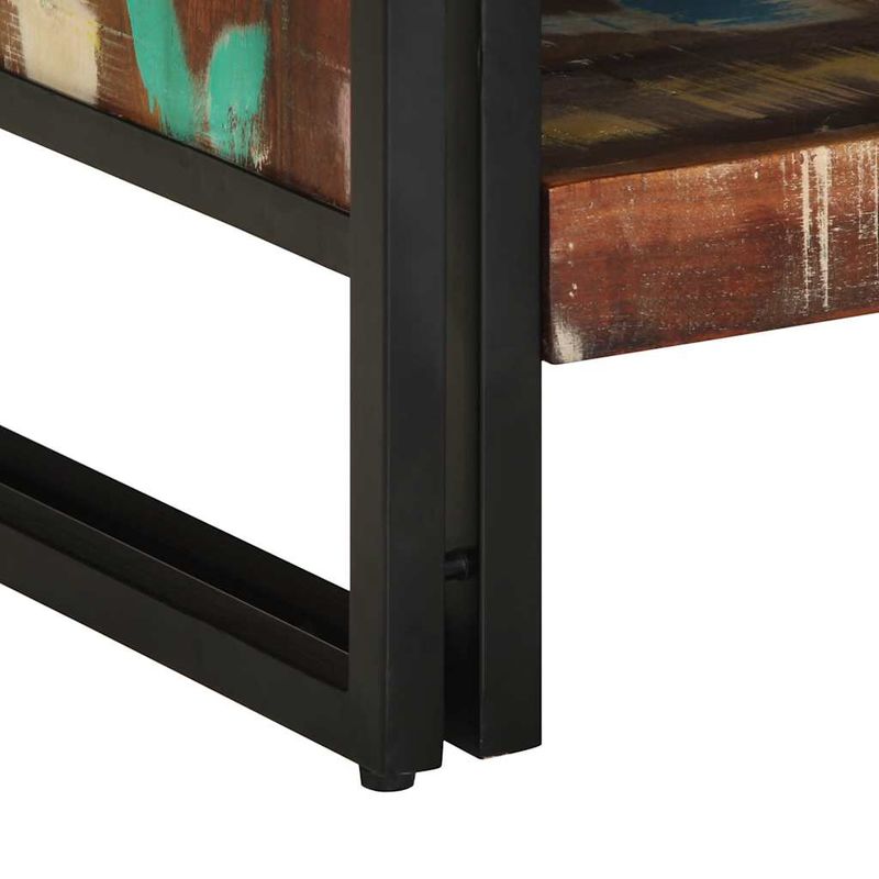 Casa si Gradina - Mobilier - Mese si birouri - Masute de cafea - Masuta de cafea multicolora 70x50x38 cm lemn masiv recuperat - Infinity.ro