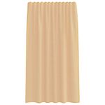 Casa si Gradina - Textile si covoare - Perdele si draperii - Perdele - Perdele Voile cu Bucle 2 buc Nisip 140x175 cm - Infinity.ro