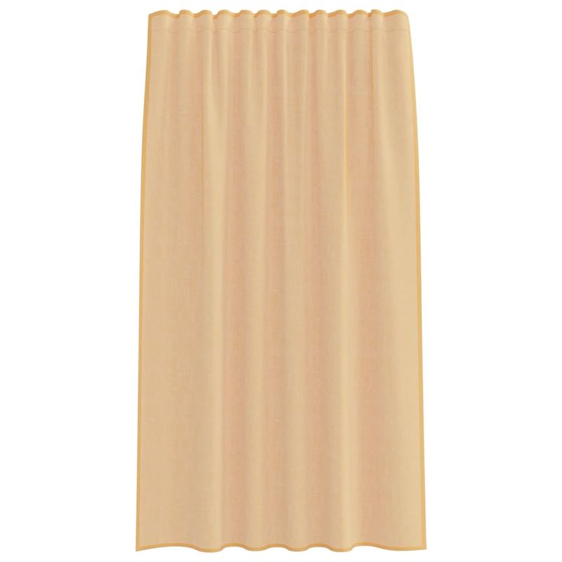 Casa si Gradina - Textile si covoare - Perdele si draperii - Perdele - Perdele Voile cu Bucle 2 buc Nisip 140x175 cm - Infinity.ro
