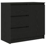 Casa si Gradina - Mobilier - Comode si corpuri - Comode - Bufeta cu sertar Stejar negru 71x35x65 cm Lemn prelucrat - Infinity.ro