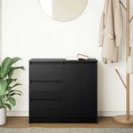 Casa si Gradina - Mobilier - Comode si corpuri - Comode - Bufeta cu sertar Stejar negru 71x35x65 cm Lemn prelucrat - Infinity.ro
