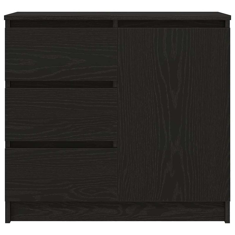 Casa si Gradina - Mobilier - Comode si corpuri - Comode - Bufeta cu sertar Stejar negru 71x35x65 cm Lemn prelucrat - Infinity.ro