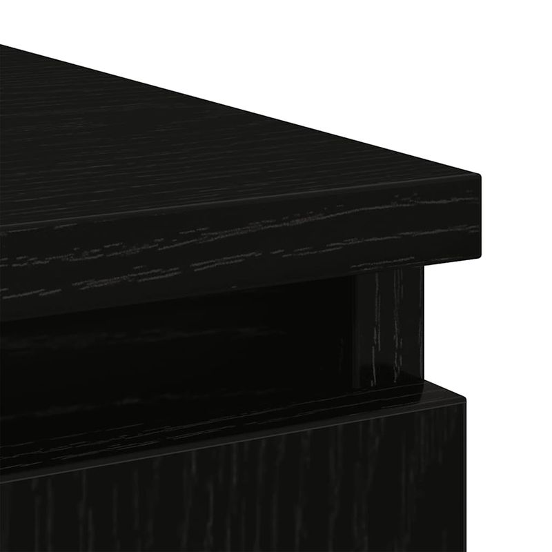 Casa si Gradina - Mobilier - Comode si corpuri - Comode - Bufeta cu sertar Stejar negru 71x35x65 cm Lemn prelucrat - Infinity.ro