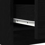 Casa si Gradina - Mobilier - Comode si corpuri - Comode - Bufeta cu sertar Stejar negru 71x35x65 cm Lemn prelucrat - Infinity.ro