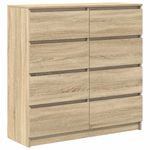 Casa si Gradina - Mobilier - Comode si corpuri - Comode - Bufeta Stejar Sonoma 100x35x99 cm Lemn prelucrat - Infinity.ro