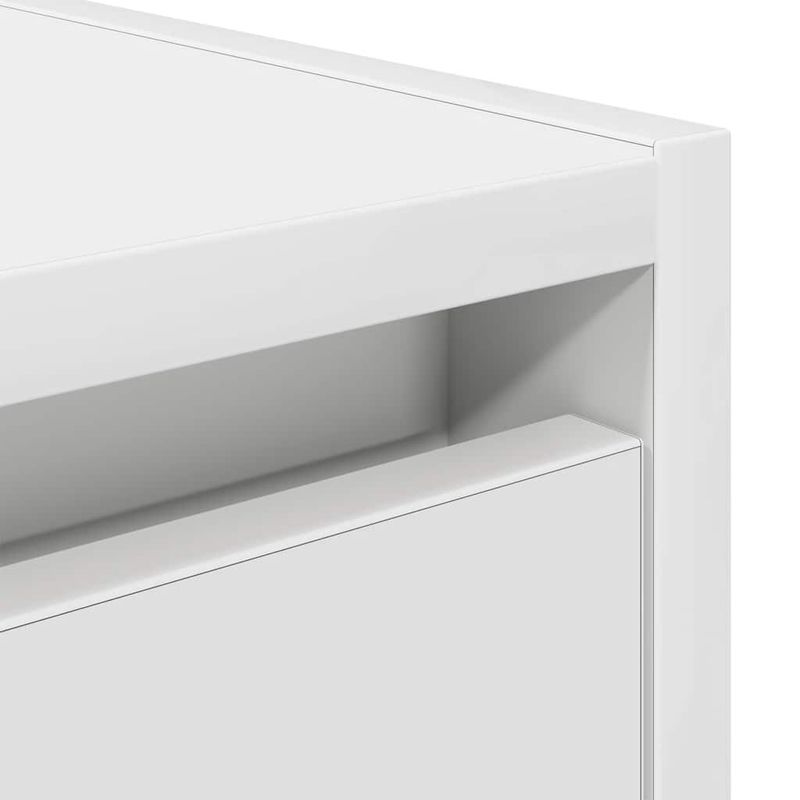 Casa si Gradina - Mobilier - Comode si corpuri - Noptiere - Noptiere montate pe perete 2 buc Alb 38x34x40 cm - Infinity.ro