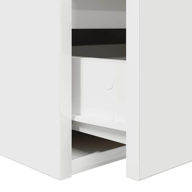 Casa si Gradina - Mobilier - Comode si corpuri - Noptiere - Noptiere montate pe perete 2 buc Alb 38x34x40 cm - Infinity.ro
