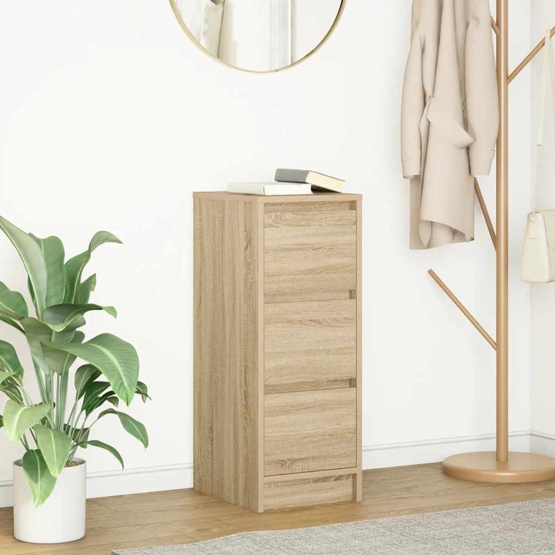 Casa si Gradina - Mobilier - Comode si corpuri - Comode - Bufeta Stejar Sonoma 29,5x34x76 cm Lemn prelucrat - Infinity.ro