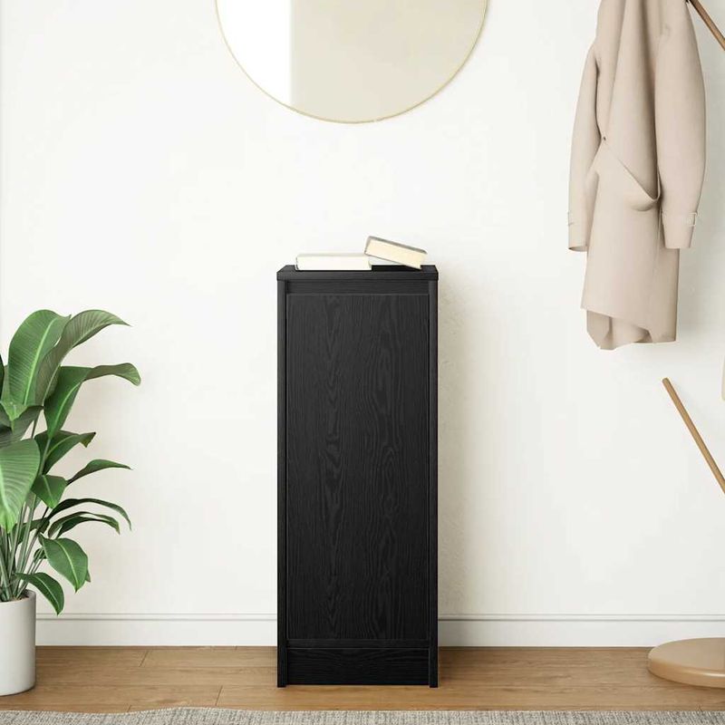Casa si Gradina - Mobilier - Comode si corpuri - Comode - Bufeta Stejar negru 29,5x34x76 cm Lemn prelucrat - Infinity.ro