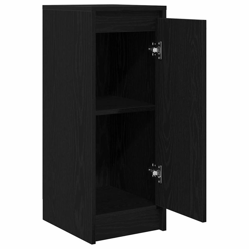 Casa si Gradina - Mobilier - Comode si corpuri - Comode - Bufeta Stejar negru 29,5x34x76 cm Lemn prelucrat - Infinity.ro