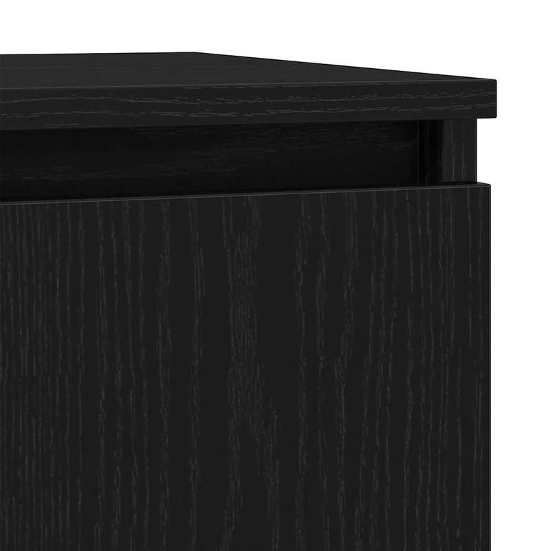 Casa si Gradina - Mobilier - Comode si corpuri - Comode - Bufeta Stejar negru 29,5x34x76 cm Lemn prelucrat - Infinity.ro