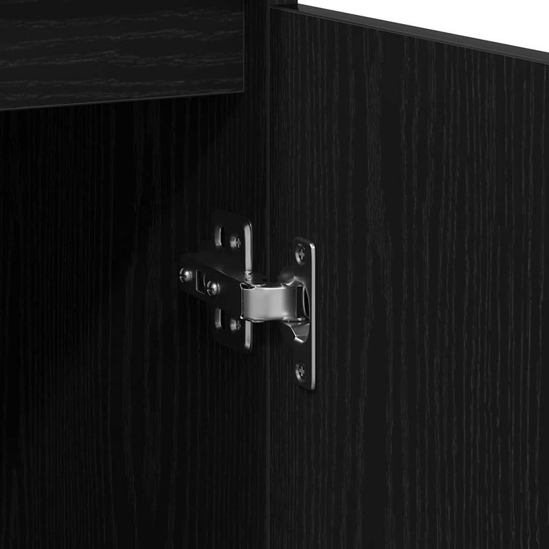 Casa si Gradina - Mobilier - Comode si corpuri - Comode - Bufeta Stejar negru 29,5x34x76 cm Lemn prelucrat - Infinity.ro