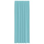 Casa si Gradina - Textile si covoare - Perdele si draperii - Perdele - Perdele Voile cu Bucle 2 buc Turcoaz 140x260 cm - Infinity.ro