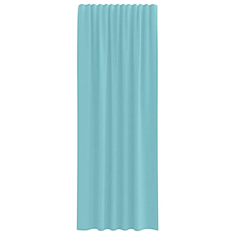 Casa si Gradina - Textile si covoare - Perdele si draperii - Perdele - Perdele Voile cu Bucle 2 buc Turcoaz 140x260 cm - Infinity.ro