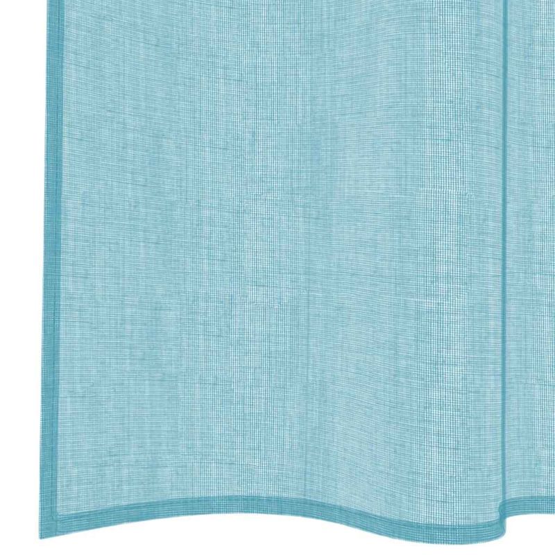 Casa si Gradina - Textile si covoare - Perdele si draperii - Perdele - Perdele Voile cu Bucle 2 buc Turcoaz 140x260 cm - Infinity.ro
