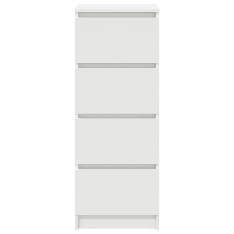 Casa si Gradina - Mobilier - Comode si corpuri - Comode - Bufeta alba 37,5x35x99 cm din lemn prelucrat - Infinity.ro