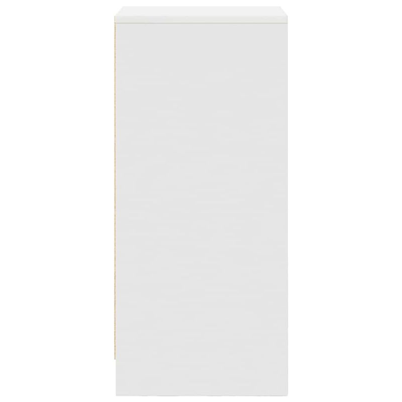 Casa si Gradina - Mobilier - Comode si corpuri - Comode - Bufeta alba 37,5x35x99 cm din lemn prelucrat - Infinity.ro