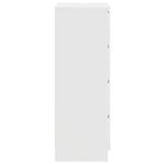 Casa si Gradina - Mobilier - Comode si corpuri - Comode - Bufeta alba 37,5x35x99 cm din lemn prelucrat - Infinity.ro