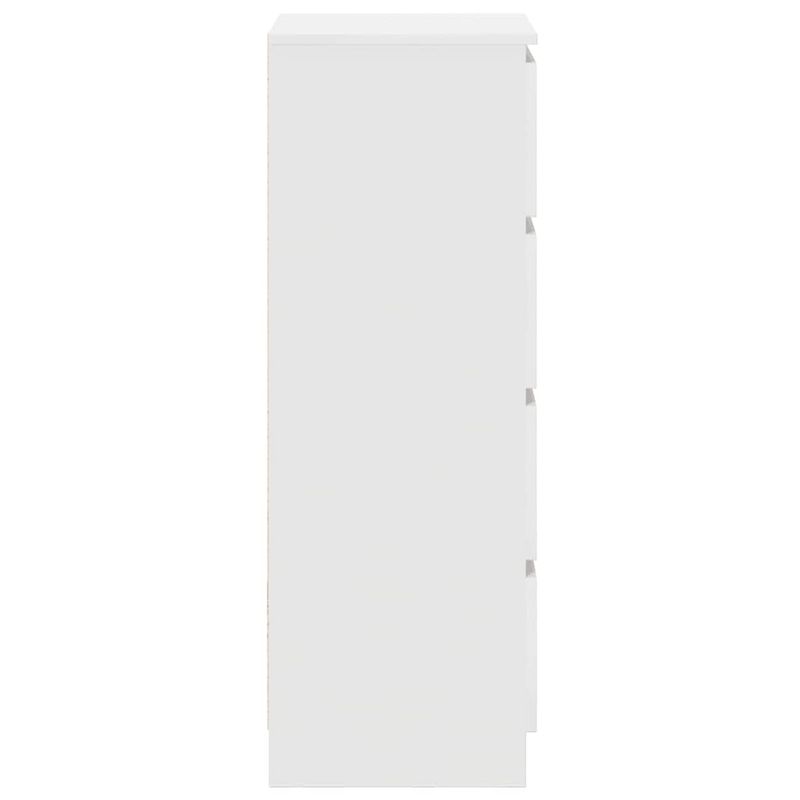 Casa si Gradina - Mobilier - Comode si corpuri - Comode - Bufeta alba 37,5x35x99 cm din lemn prelucrat - Infinity.ro