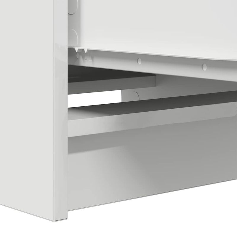 Casa si Gradina - Mobilier - Comode si corpuri - Comode - Bufeta alba 37,5x35x99 cm din lemn prelucrat - Infinity.ro