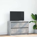 Casa si Gradina - Mobilier - Comode si corpuri - Comode - Dulap TV Beton Gri 80x35x54 cm Lemn prelucrat - Infinity.ro
