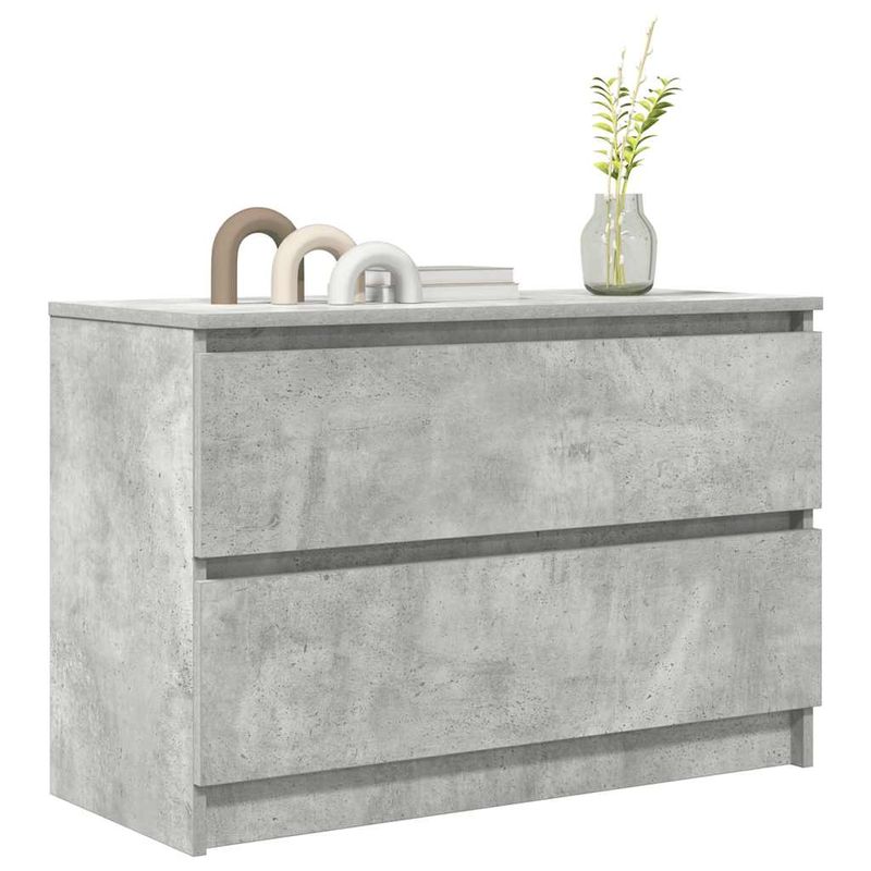 Casa si Gradina - Mobilier - Comode si corpuri - Comode - Dulap TV Beton Gri 80x35x54 cm Lemn prelucrat - Infinity.ro