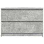 Casa si Gradina - Mobilier - Comode si corpuri - Comode - Dulap TV Beton Gri 80x35x54 cm Lemn prelucrat - Infinity.ro