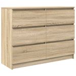Casa si Gradina - Mobilier - Comode si corpuri - Comode - Servanta, stejar sonoma, 100x35x76 cm, lemn prelucrat - Infinity.ro