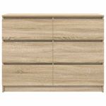 Casa si Gradina - Mobilier - Comode si corpuri - Comode - Servanta, stejar sonoma, 100x35x76 cm, lemn prelucrat - Infinity.ro