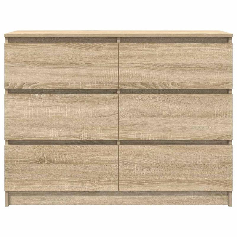Casa si Gradina - Mobilier - Comode si corpuri - Comode - Servanta, stejar sonoma, 100x35x76 cm, lemn prelucrat - Infinity.ro