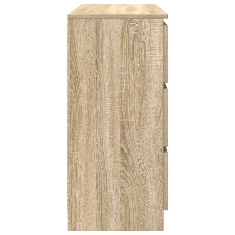 Casa si Gradina - Mobilier - Comode si corpuri - Comode - Servanta, stejar sonoma, 100x35x76 cm, lemn prelucrat - Infinity.ro